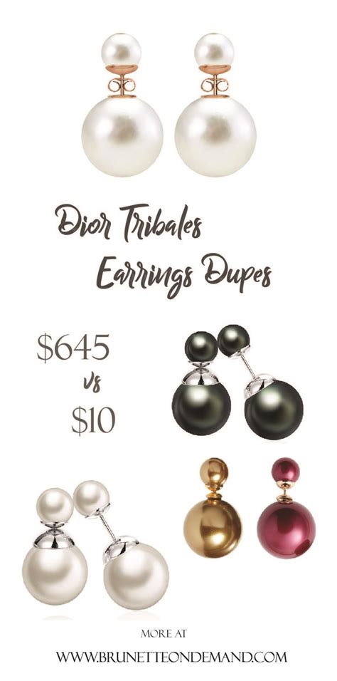 dior pearl earring dupe|dior tribales earrings dupe.